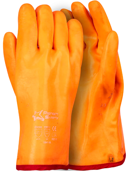 PVC Orange High Visibility Freezer - 27cm