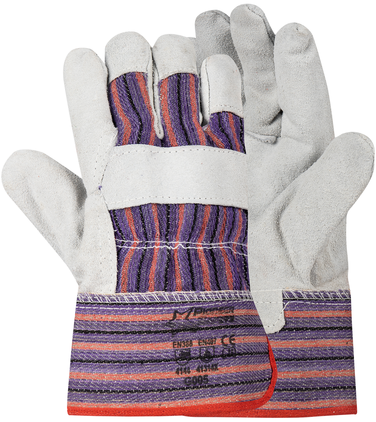 Leather Durable Rigger - Purple White