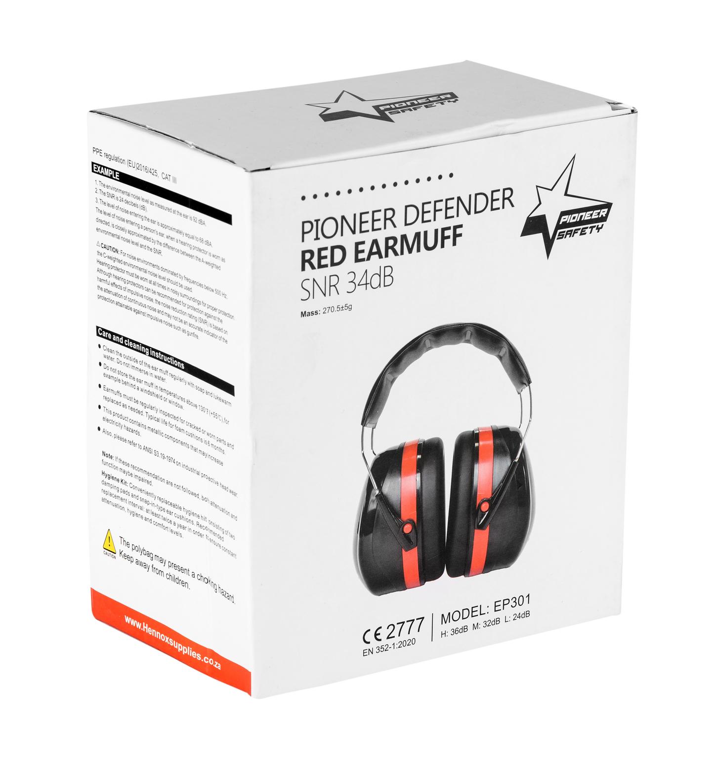 PIONEER Volume - over-the-head Type Earmuff