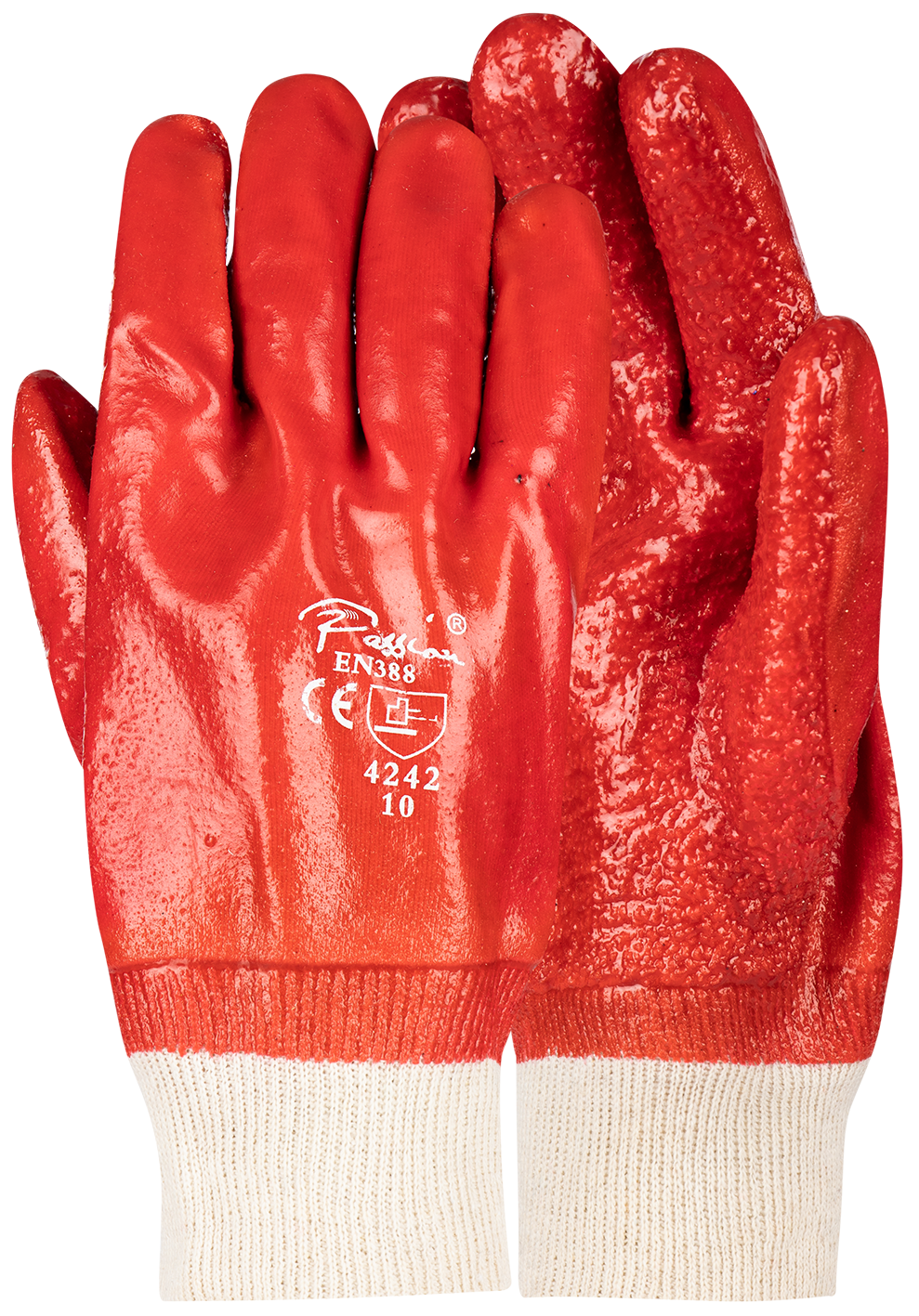 PVC Red Terrycloth Palm - 10cm