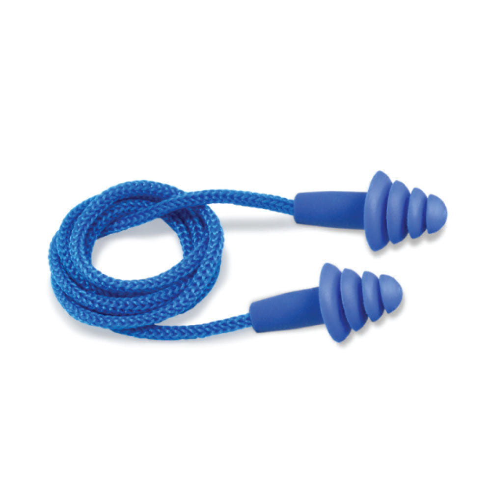 PIONEER Volume Reusable Earplugs corded with Metal Detector