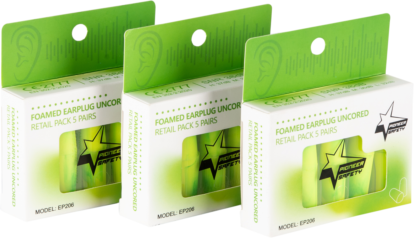 PIONEER Volume Disposable PU Foam Earplug