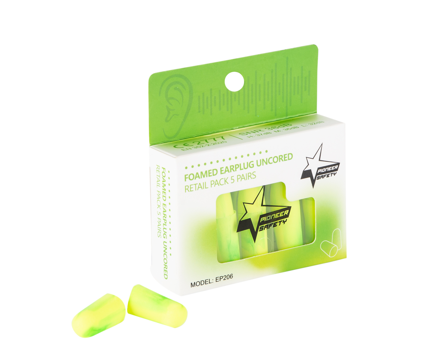 PIONEER Volume Disposable PU Foam Earplug