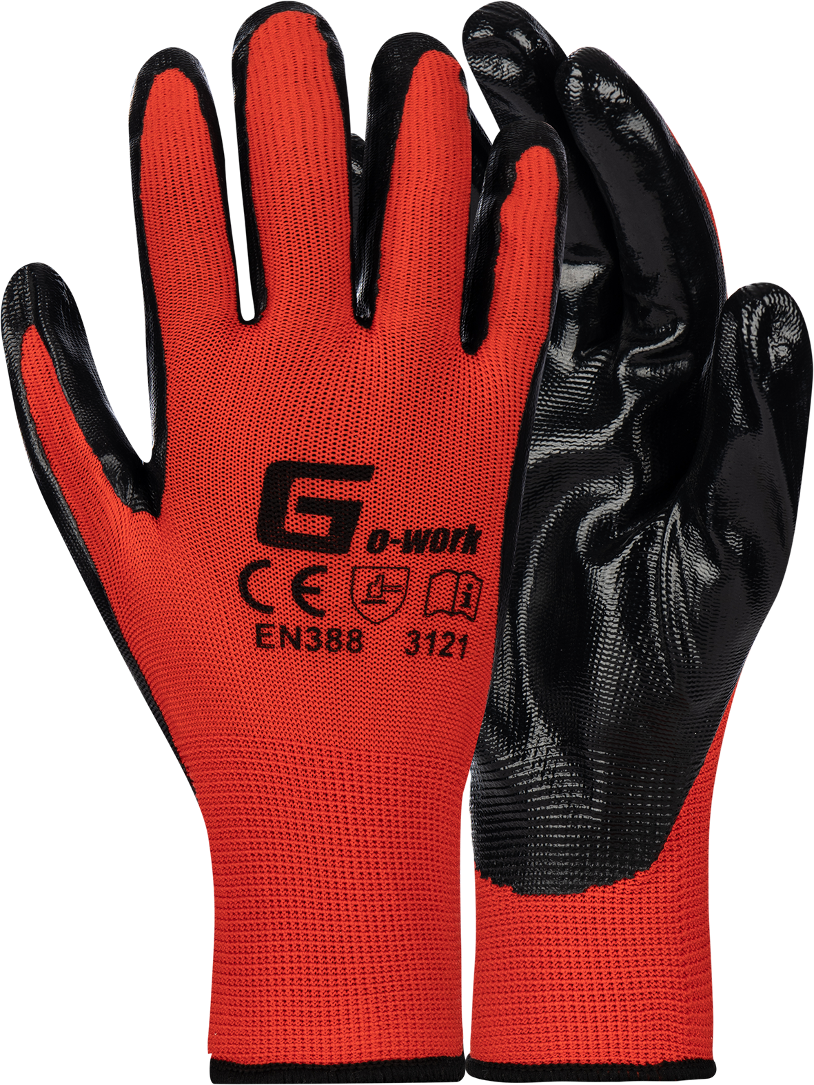 Nitrile Econo Dipped - Red G021